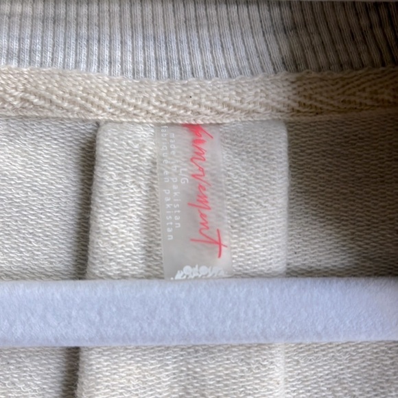 🆕 Free People Movement Hoodie Sweatshirt in Oatmilk. Size Large. - Picture 12 of 14